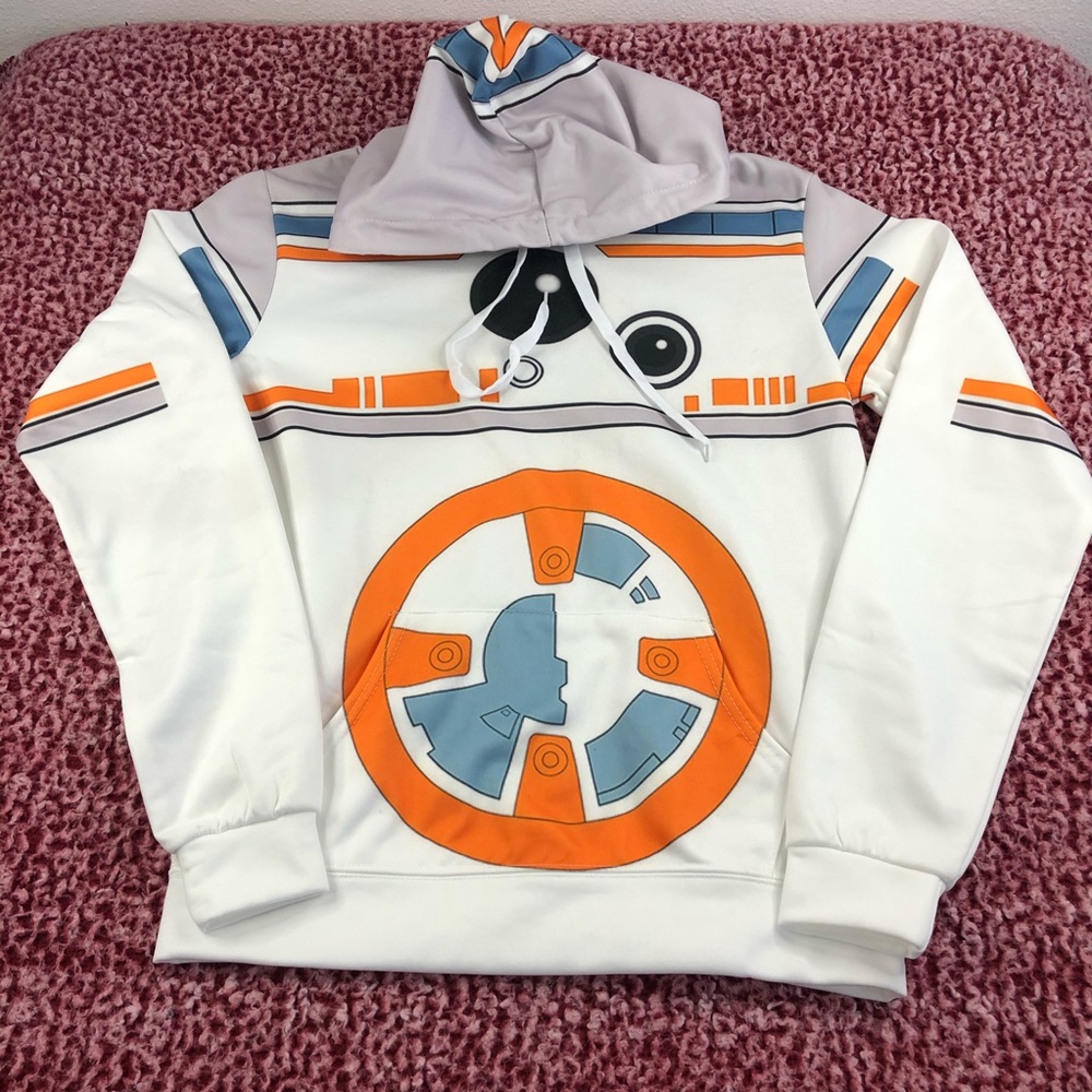 😊💕🌸 Host Pick 🌸💕😊 - Men’s Zootop Bear Star Wars BB-9 Hoodie